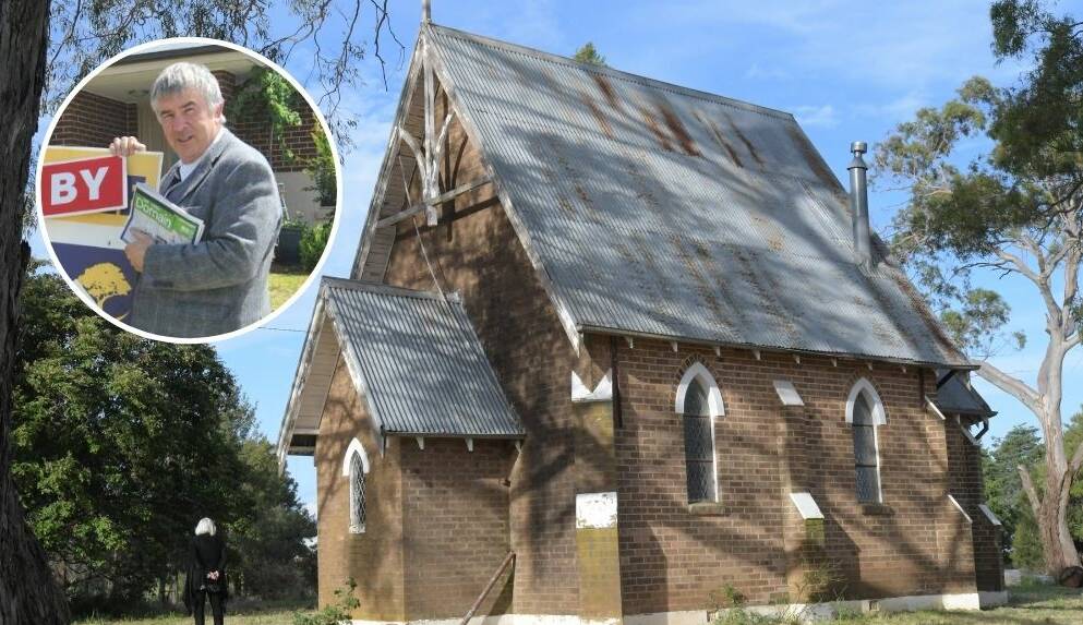 SOLD: The former Anglican church at Forest Reefs has just sold for $410,000. INSERT: Real estate agent Stephen Townsend. PHOTO: JUDE KEOGH/ALANA CALVERT