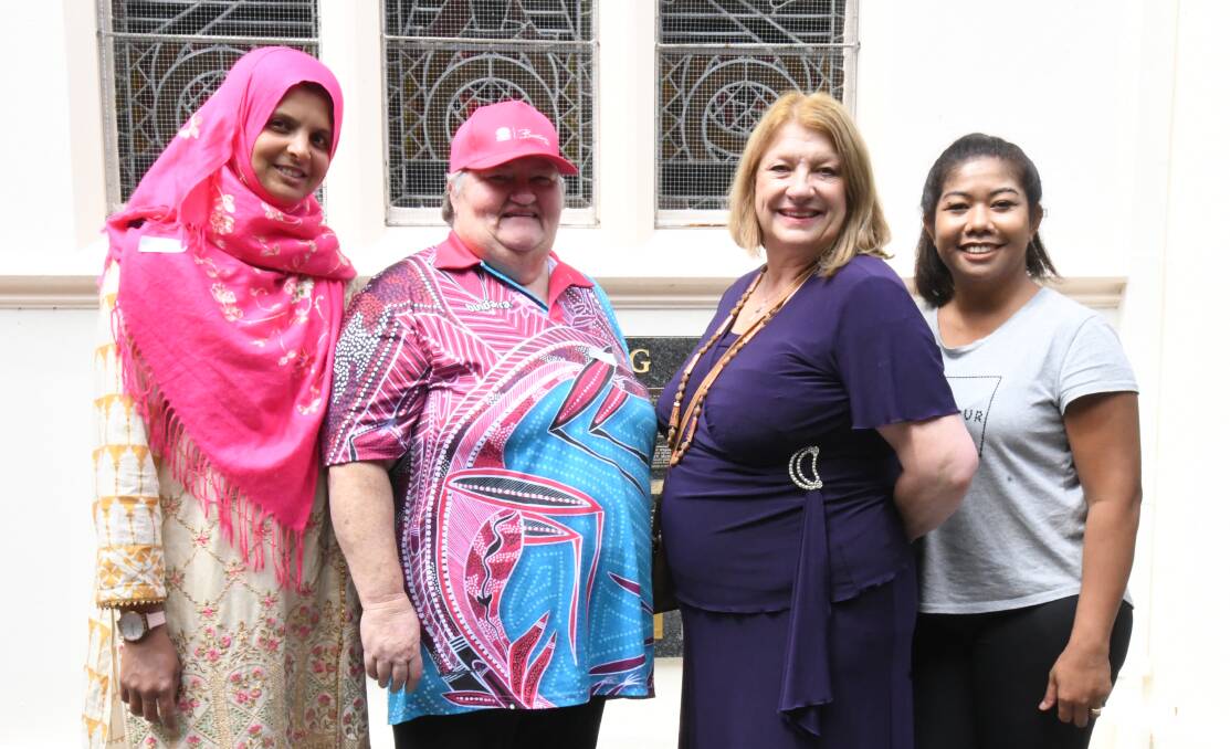 Dr Jawahir, Christine Fing, Anni Gallagher and Eka Palmer. PHOTO: CARLA FREEDMAN