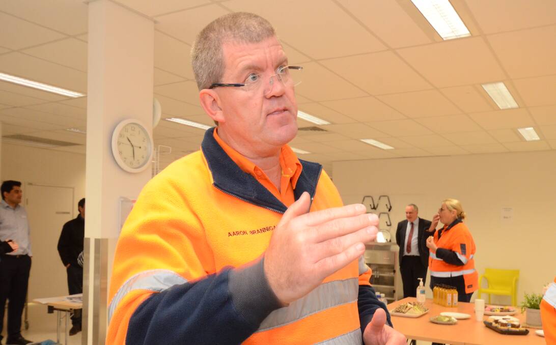 ALL CLEAR: Cadia General Manager Aaron Brannigan said the mine's workforce has been operating under strict COVID-safe measures. PHOTO: JUDE KEOGH