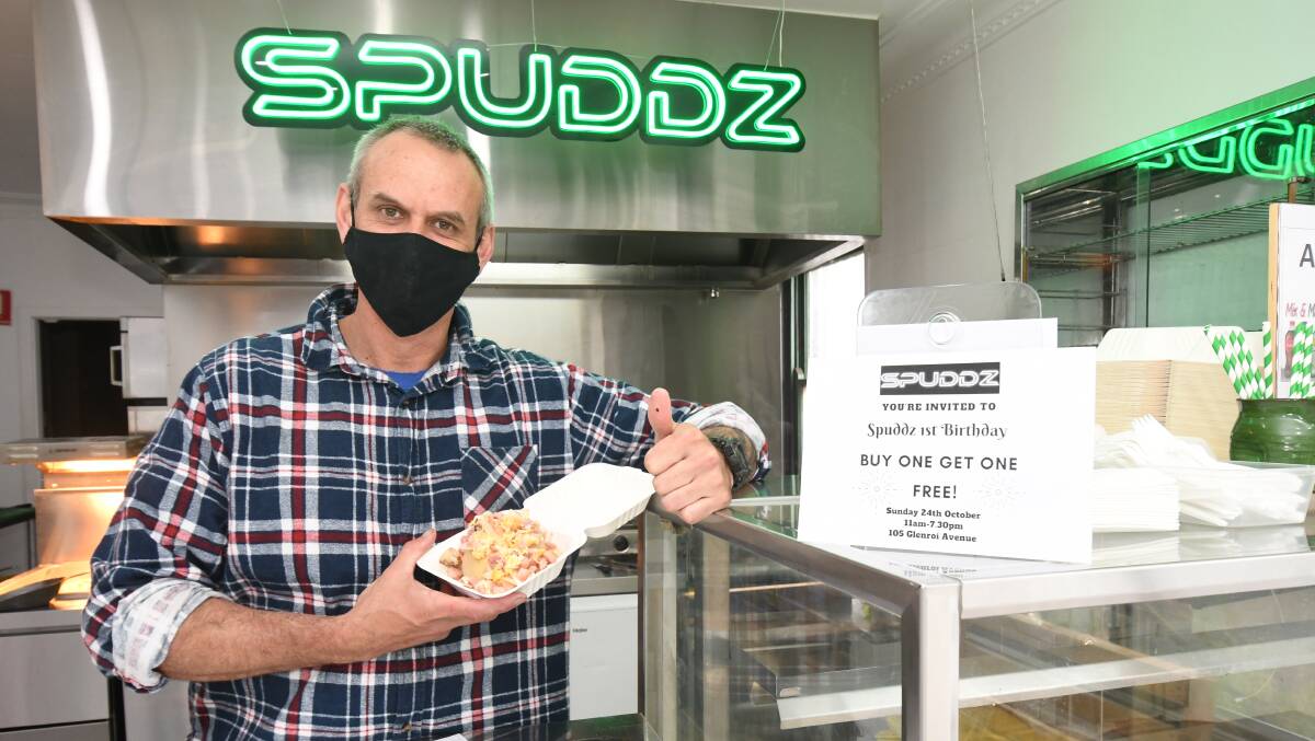 ANNIVERSARY: Rob Pells started the business Spudz a year ago with his family. PHOTO: JUDE KEOGH