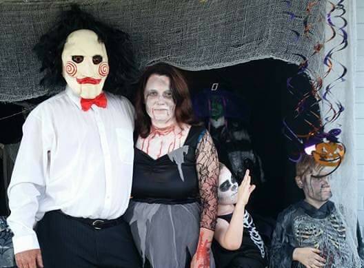 SPOOKY SEASON: Ben, Tracey, Larson and Lucas Harvey dressed to impress for Halloween. PHOTO: SUPPLIED