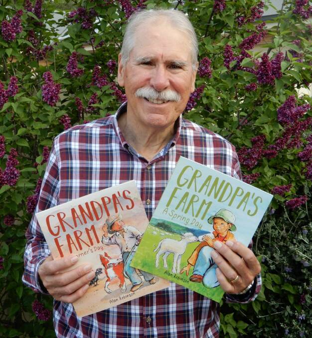 PICTURE THIS: Orange retiree Alan Robinson has written and illustrated a series of children's picture books set in the Central West. PHOTO: SUPPLIED