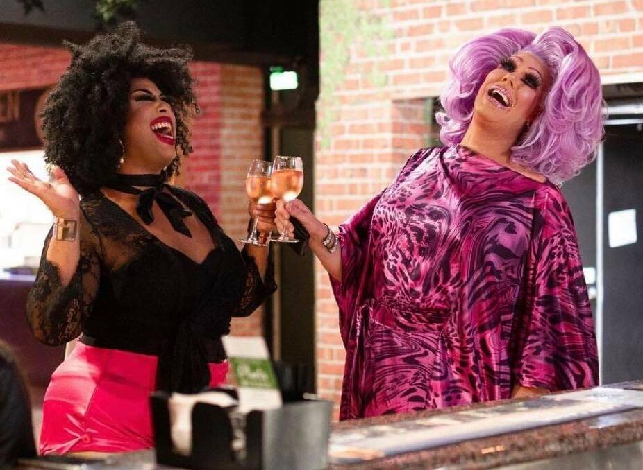 WHAT A DRAG: Coco Jumbo and Penny Tration will host the Carriers Arms Hotel's first bingo night this Wednesday. PHOTO: GENDER BENDER BINGO