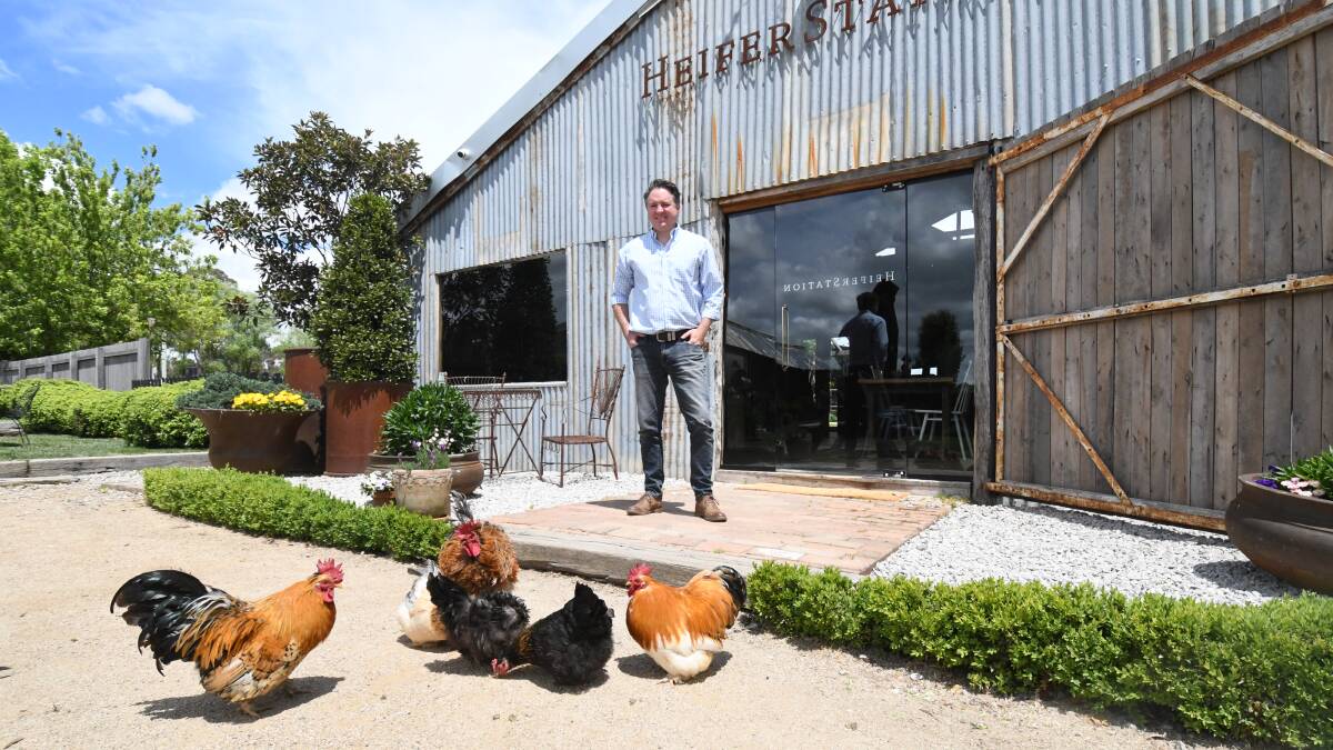 FINE WINE FINALIST: Heifer Station's James Thomas. The winery is one of four Orange businesses to make the finalist cut in the NSW Tourism Awards. PHOTO: JUDE KEOGH