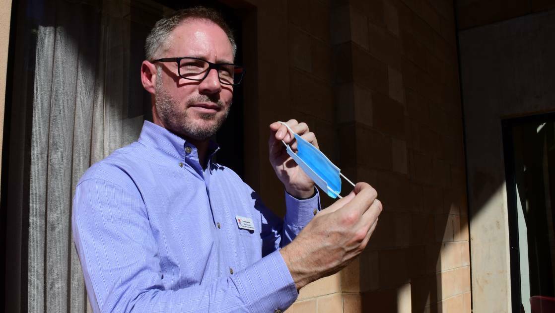NOT THE PLACE: Western NSWLHD chief executive Scott McLachlan is urging residents not to call Orange Health Service for Covid-19 vaccinations. Photo: BELINDA SOOLE