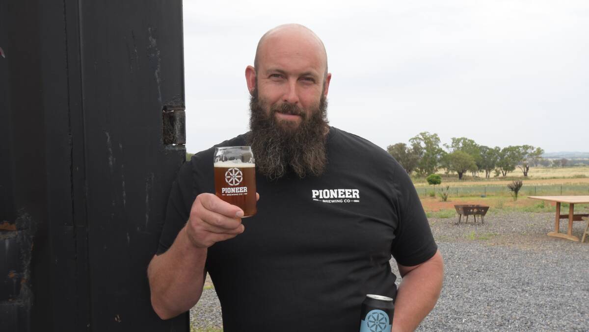 CHEERS TO THAT: Pioneer Brewery owner Peter Gerber has picked up another four awards for his independent beers. PHOTO: CARLA FREEDMAN 