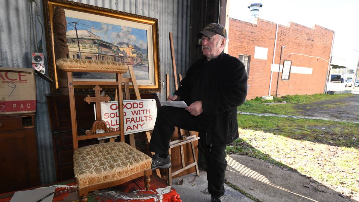 Kevin Foden - one of the bidders at Sunday's auction. PHOTO: CARLA FREEDMAN 