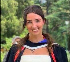 BIG THINGS: Melbourne University honours student Bronte Gosper is one of just 13 postgraduates to be selected for the John Monash study scholarship. PHOTO: SUPPLIED