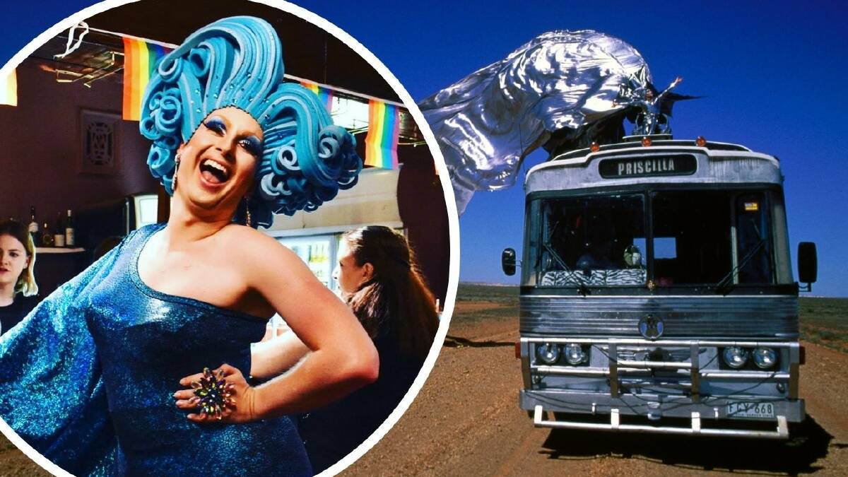 DINNER AND A PRO: Central West drag queen Miss Betty Confetti will MC Orange Open Air's screening of Priscilla Queen of the Desert at Philip Shaw winery. PHOTOS: SUPPLIED