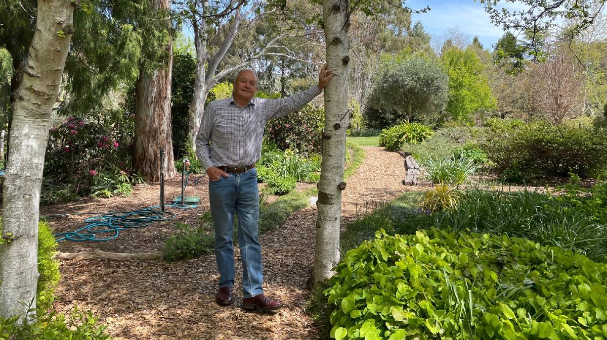 Russell Turner is opening up his garden next weekend to help fundraise vital funds for Can Assist Orange. PHOTO: ALANA CALVERT