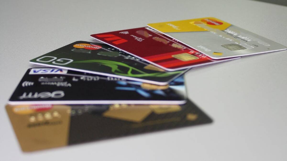 Generic photos of some credit cards. Picture is from file