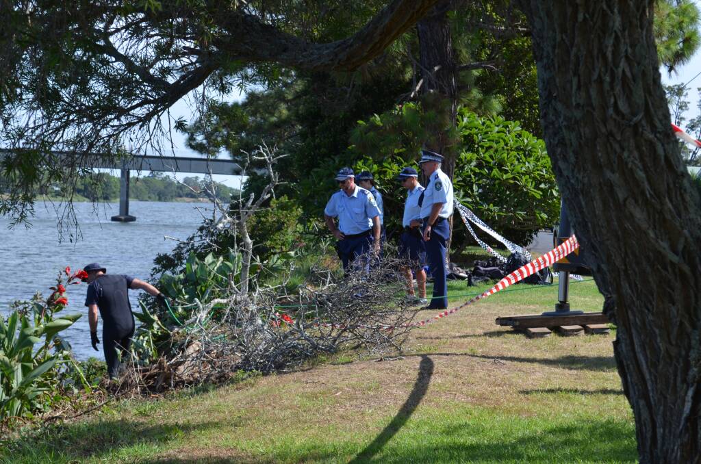 Tragic accident: A mother and son have been found deceased after their car plunged into the Macleay River at Smithtown. Photo: Ruby Pascoe 