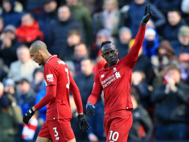 Liverpool's Sadio Mane scored twice in the Reds' 4-2 win over Burnley.