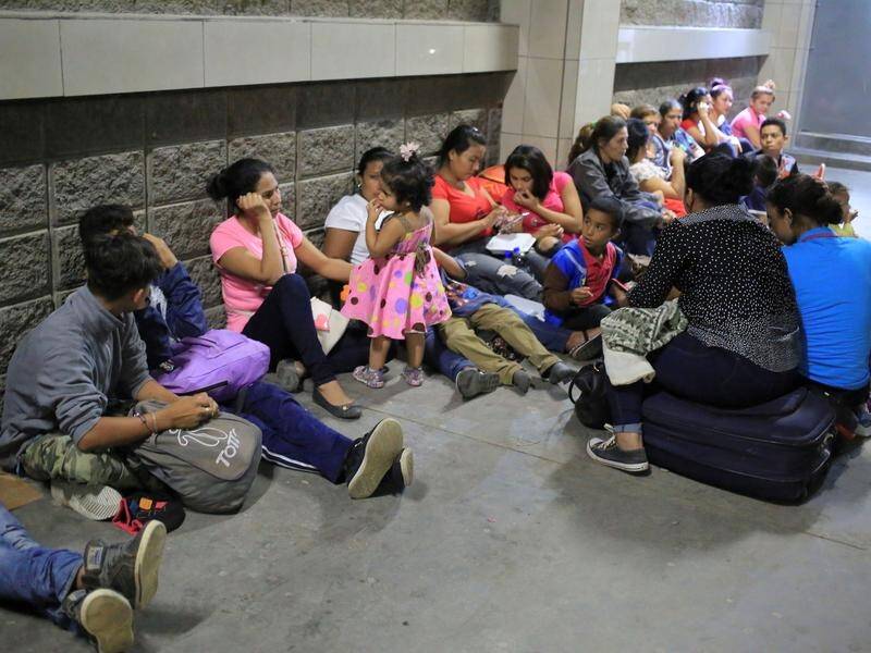 Hondurans at the bus terminal in San Pedro Sula, ready to head north for the US-Mexico border.