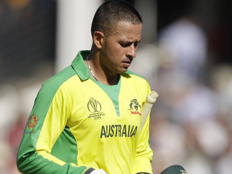 Usman Khawaja is in a race to be fit for the Ashes after injuring his hamstring in the World Cup.