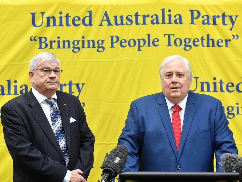 Clive Palmer's (R) United Australia Party has been approved by the Australian Electoral Commission.