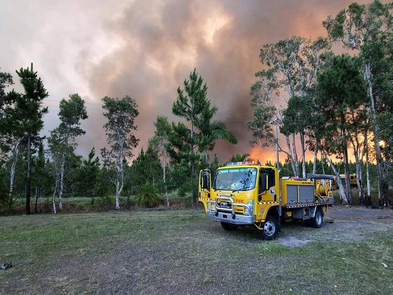 There have been 900 fires across Queensland in the past 10 days. (HANDOUT/QUEENSLAND FIRE AND EMERGENCY SERVICES)