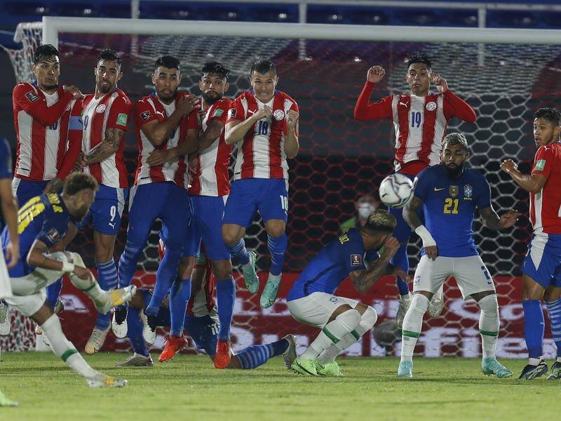An early Neymar goal has laid the platform for Brazil's 2-0 World Cup qualifying win over Paraguay.
