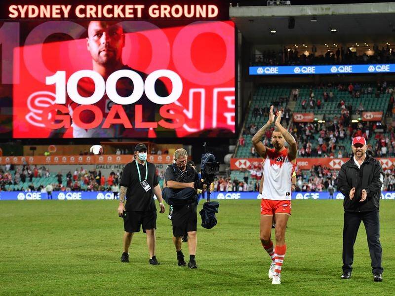 Lance Franklin has set his sights on more AFL premiership success after kicking his 1000th goal.