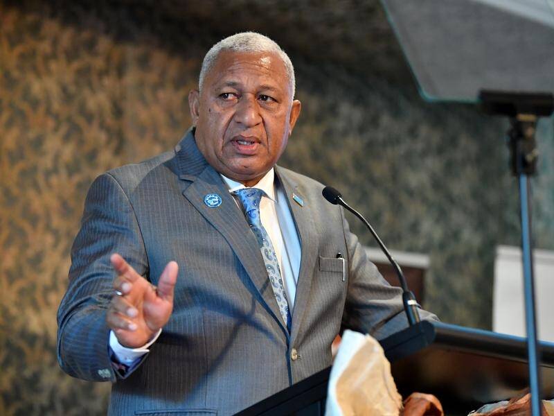 Fijian PM Frank Bainimarama is up against Sitiveni Rabuka in national elections.