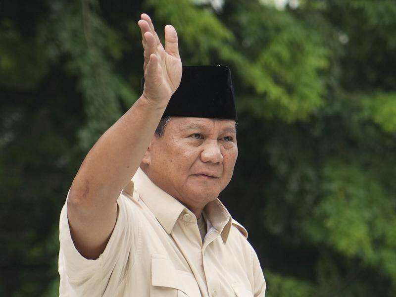 Indonesia's election commission says Prabowo Subianto received more than 58 per cent of votes. (AP PHOTO)