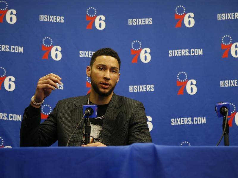 Ben Simmons has overcome his back injury while the NBA season has been postponed.