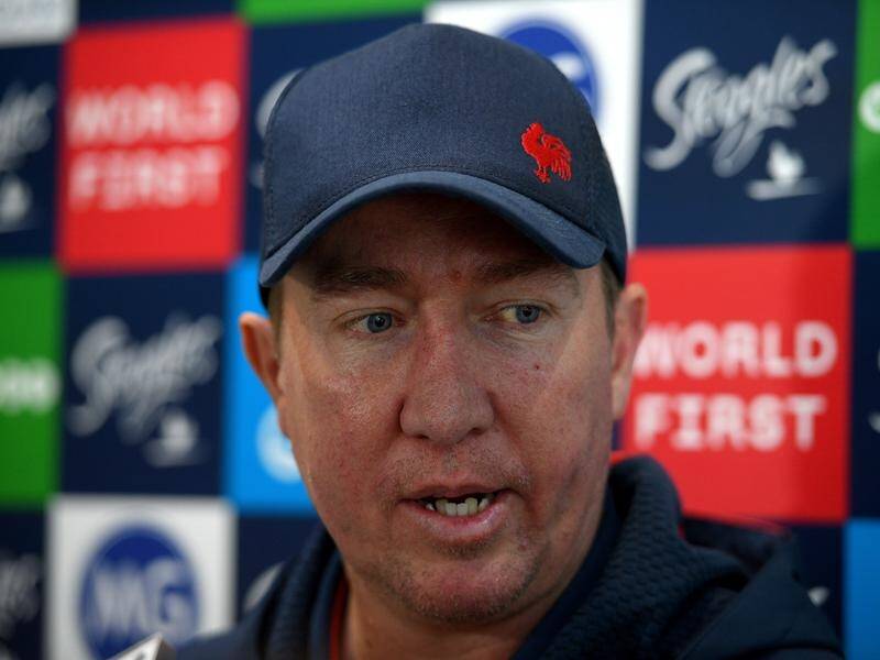 Trent Robinson has bristled at claims the Roosters were involved in the Rabbitohs' sexting saga.