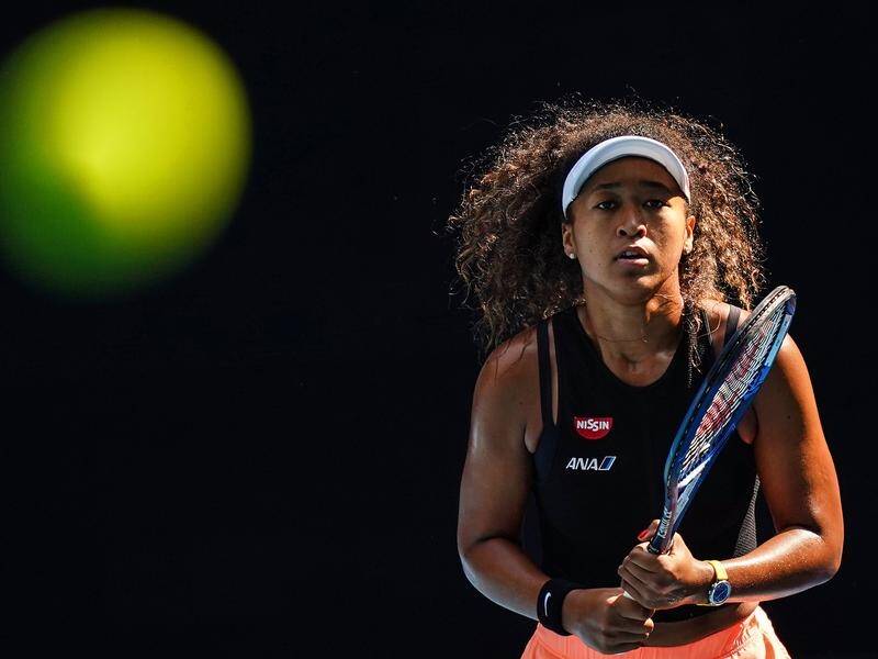 Naomi Osaka has laughed off suggestions that she monitors Aussie 'rival' Ash Barty.