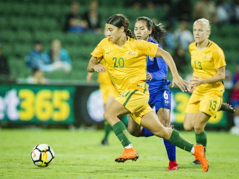 Matildas star Sam Kerr expects a nail-biting contest against Japan in the Asian Cup final.