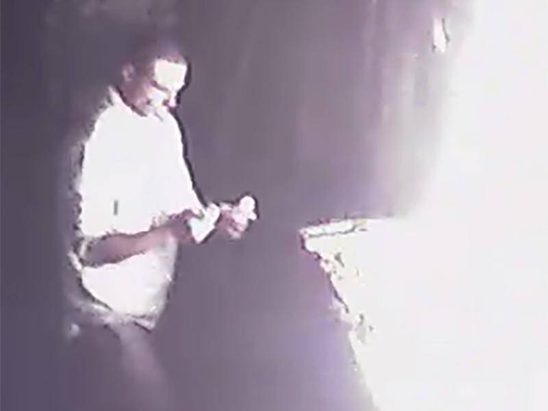 Police released images of a man seen in a Fitzroy laneway about 1am on Friday, September 26.