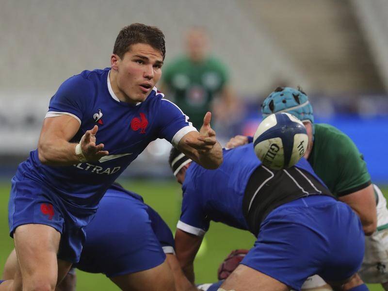 France's Antoine Dupont, European rugby's star this past year, has tested positive for COVID-19.