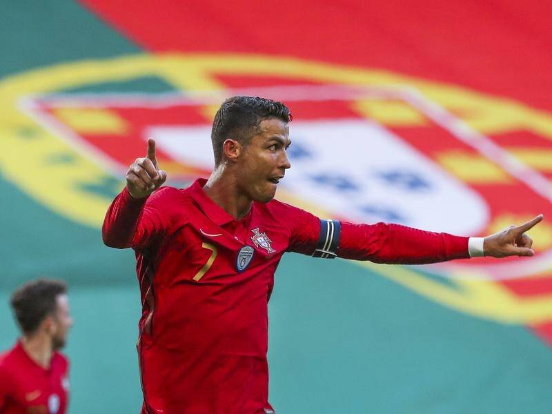 Cristiano Ronaldo was among the scorers in Portugal's international win over Israel in Lisbon.