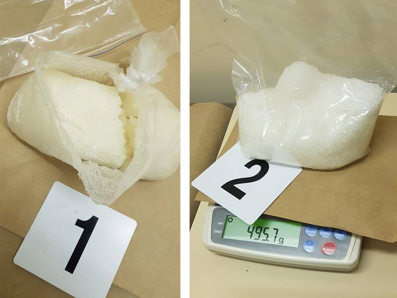 A 35-year-old man has been charged over $1 m of smuggled ice hidden in a passenger's underpants.