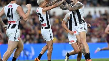 Collingwood have consigned the Brisbane Lions to their worse start to an AFL season in six years. (Darren England/AAP PHOTOS)