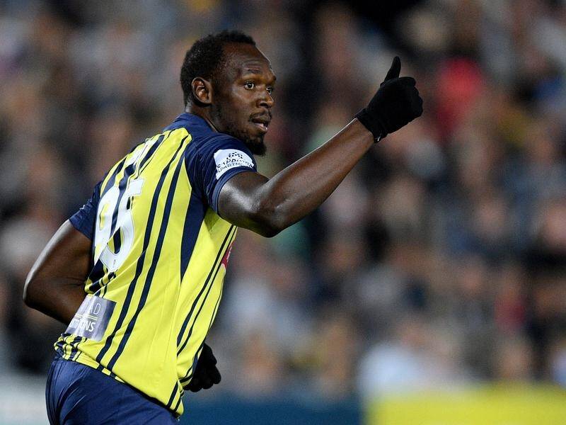 Sprint legend Usain Bolt played 20 minutes in his first game with Central Coast Mariners.