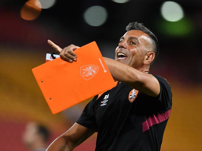 Brisbane Roar assistant coach Ross Aloisi has been shown the door at the struggling A-League club.