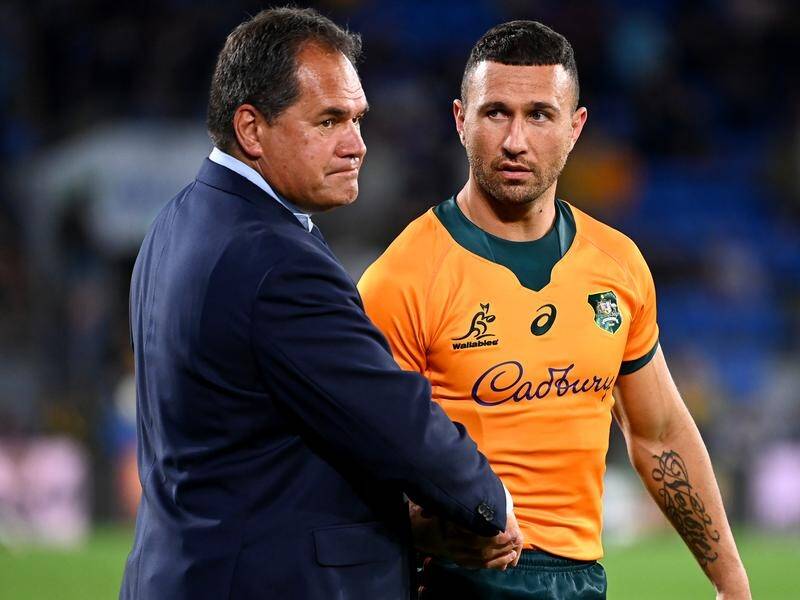 Coach Dave Rennie has confirmed Japan-based Quade Cooper will join the Wallabies on their UK tour.
