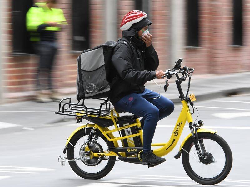 A study at one Sydney hospital found 43 incidents of delivery bike riders being injured in one year.