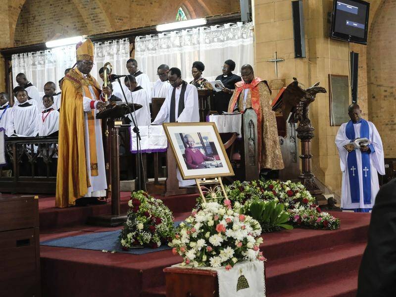 A memorial service for Queen Elizabeth II has been held in a cathedral in Uganda's capital Kampala. (AP PHOTO)