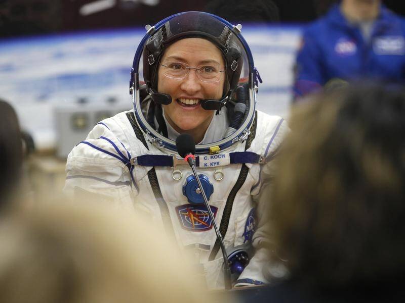 US astronaut Christina Koch is set to break a record for the longest time spent in space by a woman.