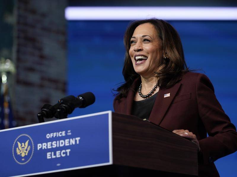 Kamala Harris will be sworn in as vice president of the US on January 20.