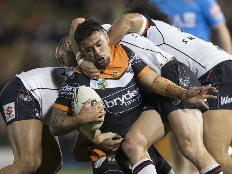 Josh Aloiai is rapt to be reunited with close mate Ryan Matterson at the Wests Tigers.