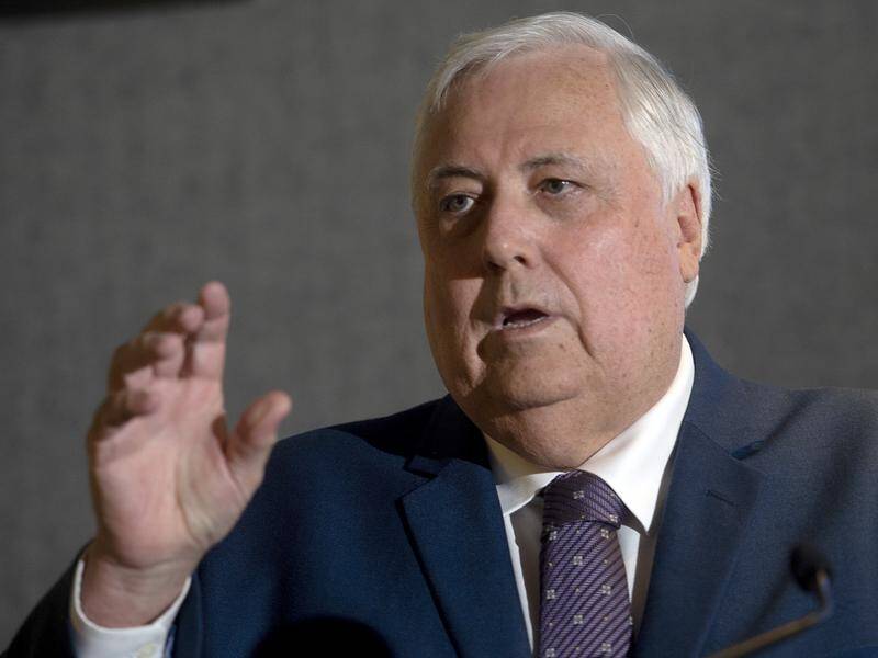 Clive Palmer has been ordered to pay court costs over a failed bid to halt legal proceedings.