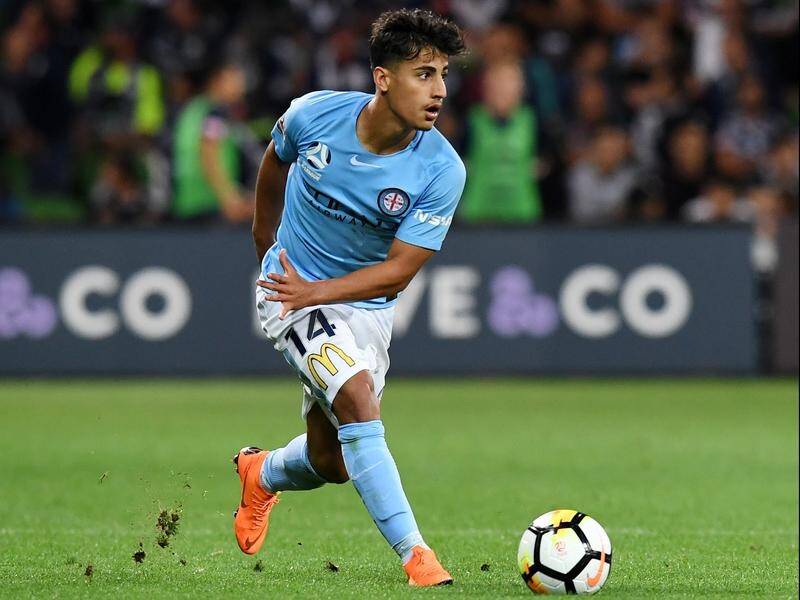 Daniel Arzani has scored two goals in 16 A-League games for Melbourne City this season.