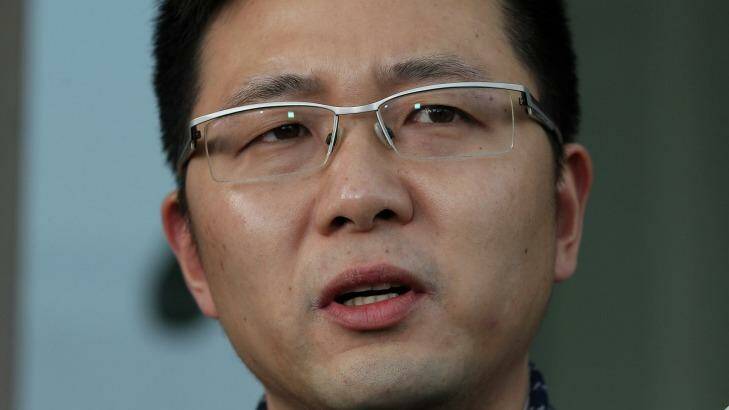 PUP Senator Zhenya 'Dio' Wang "disappointed" by the inaction of the Turnbull government. Photo: Alex Ellinghausen
