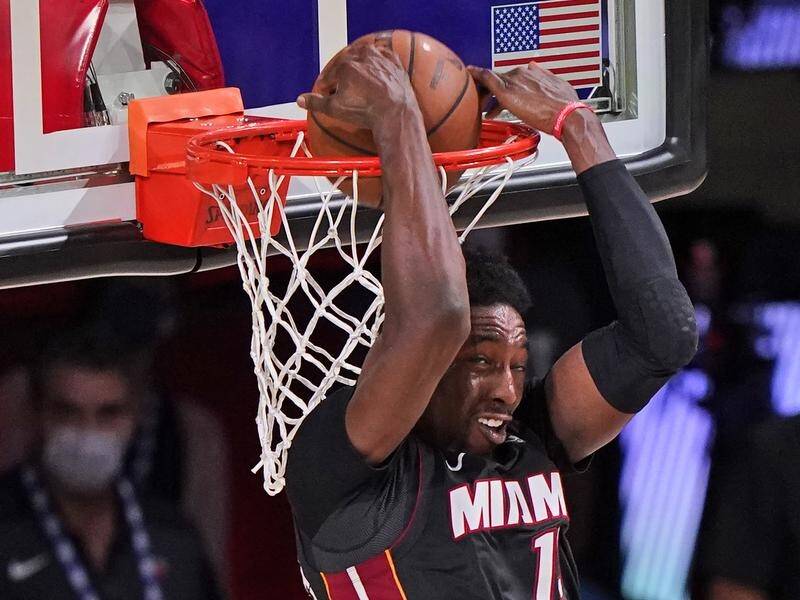 Miami's Bam Adebayo and the Heat are just a series away from clinching the NBA title.