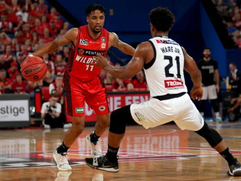 Despite a rare off night from Bryce Cotton (left), Perth beat Melbourne at RAC Arena.