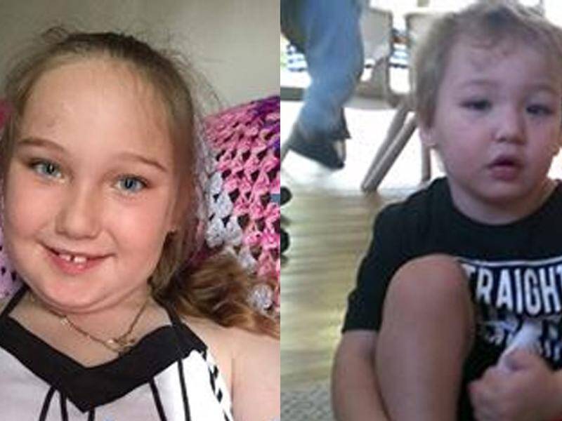 Brooke, 11, Brayden James-Fielding, two, and their five-month-old sister are missing in Melbourne.