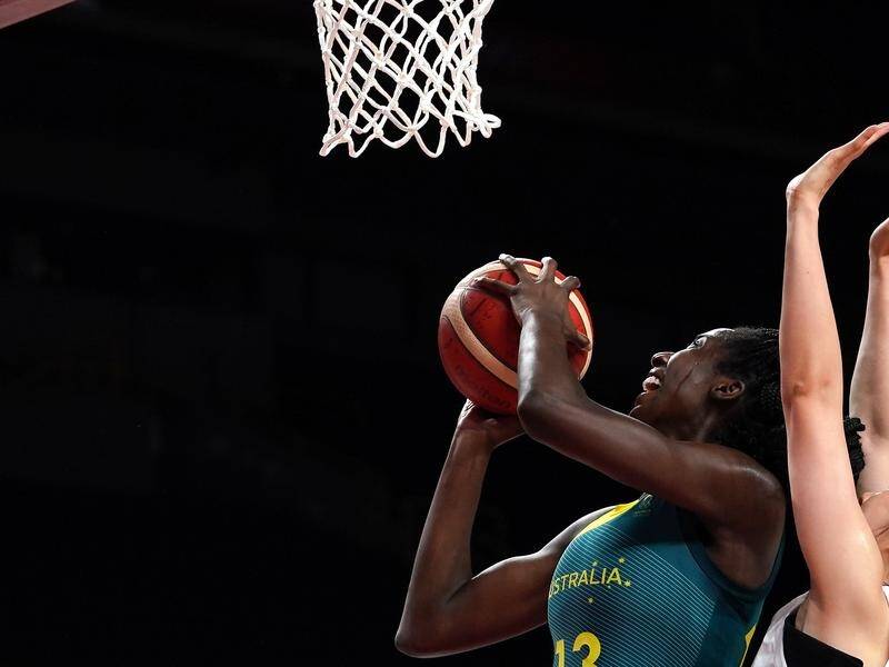 The Opals have made it into the women's basketball semi-finals in Tokyo.