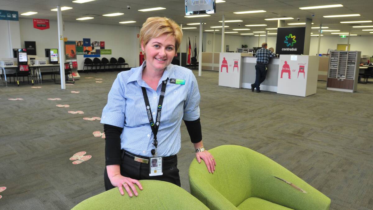NEW HOME: Orange Medicare service centre manager Sally Thornberry at Centrelink where Medicare will open on Monday. Photo: JUDE KEOGH 0618centrelink2